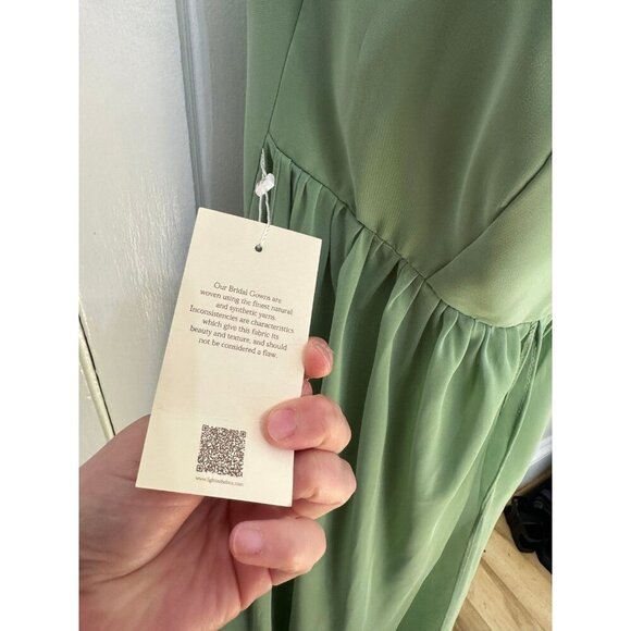 TS Couture Sage Green Strapless Gown – New with Tags - Picture 4 of 12